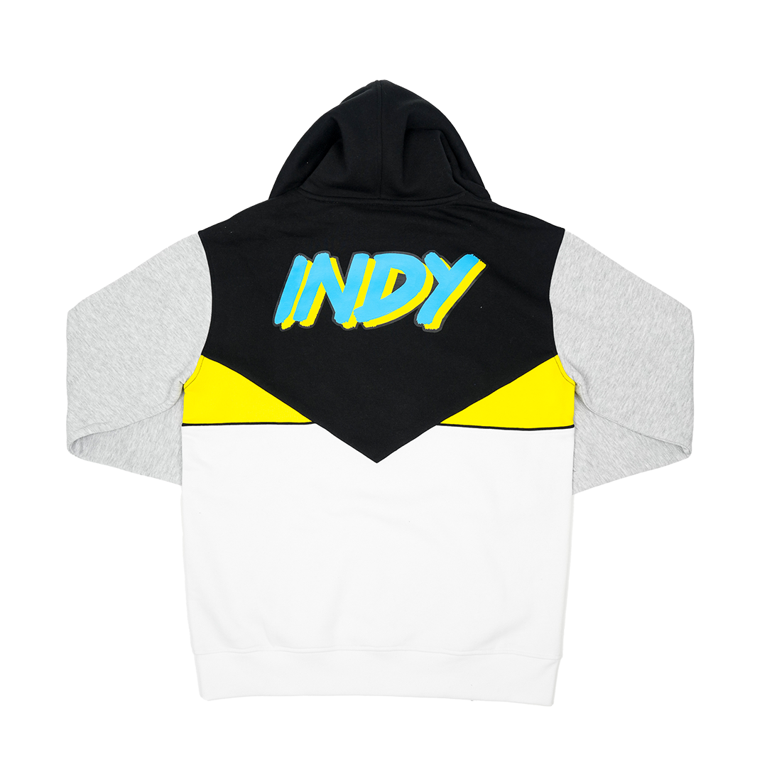 Adult Indiana Pacers 24-25' CITY EDITION Main Point Hooded Sweatshirt in White by UNK