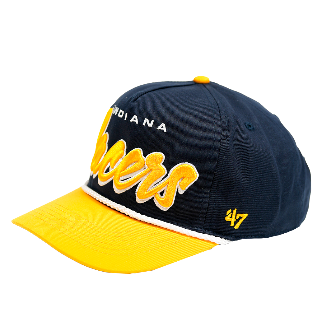 Adult Indiana Pacers Drop Shadow Hitch Hat in Navy by '47