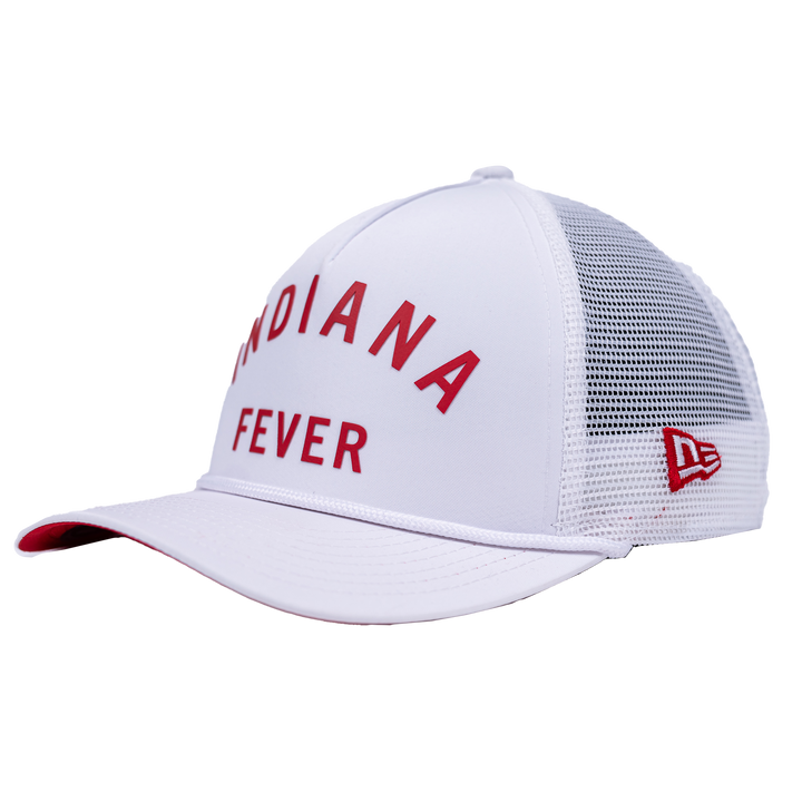 Adult Indiana Fever AF Minimalist 9Forty Hat in White by New Era