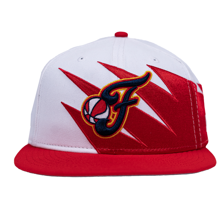 Adult Indiana Fever Jagged Edge 9Fifty Hat in Red by New Era