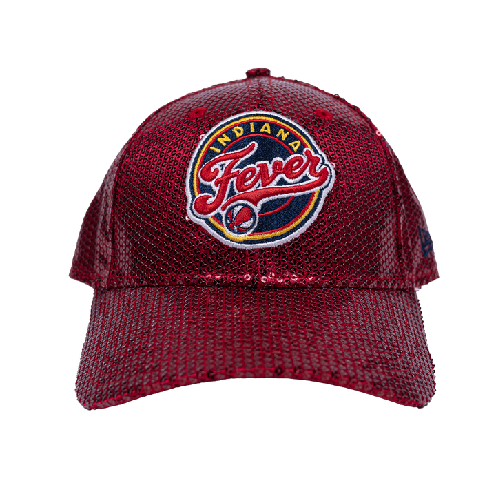 Women's Indiana Fever Sequin 9Forty Hat in Red by New Era