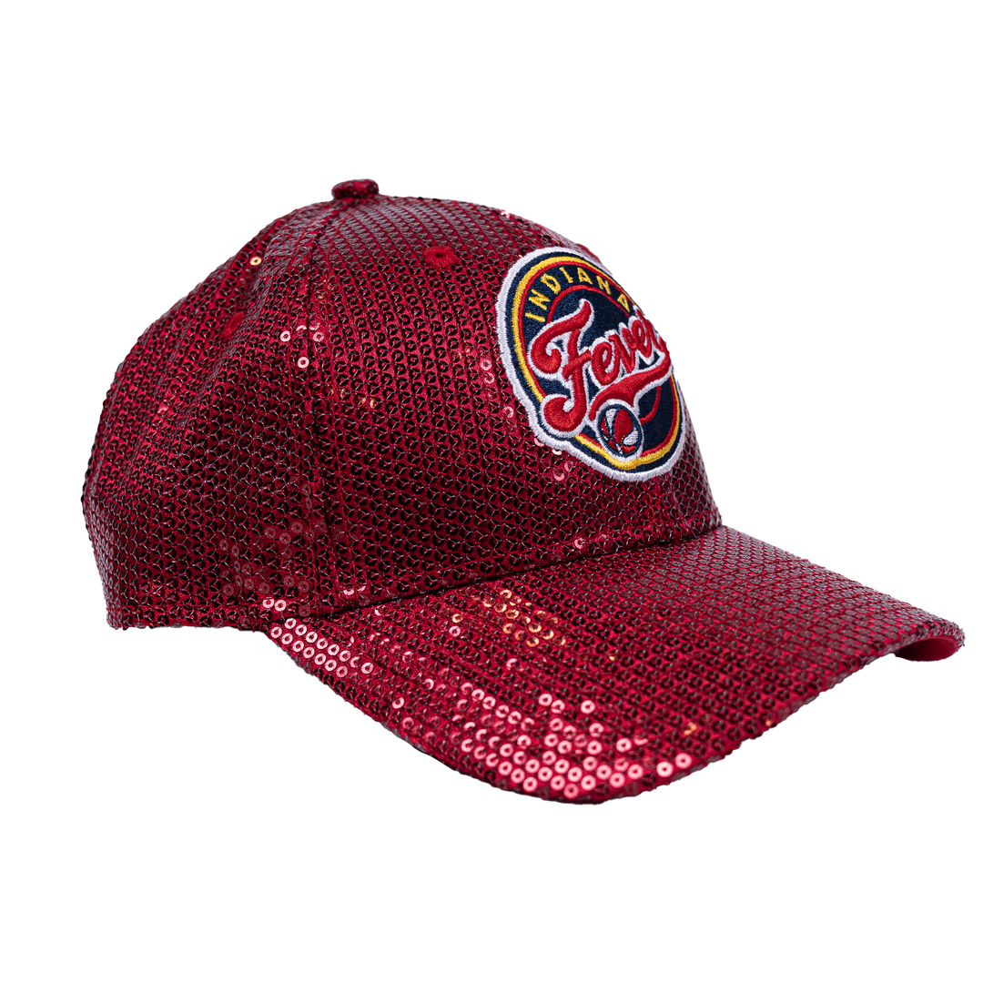 Women's Indiana Fever Sequin 9Forty Hat in Red by New Era