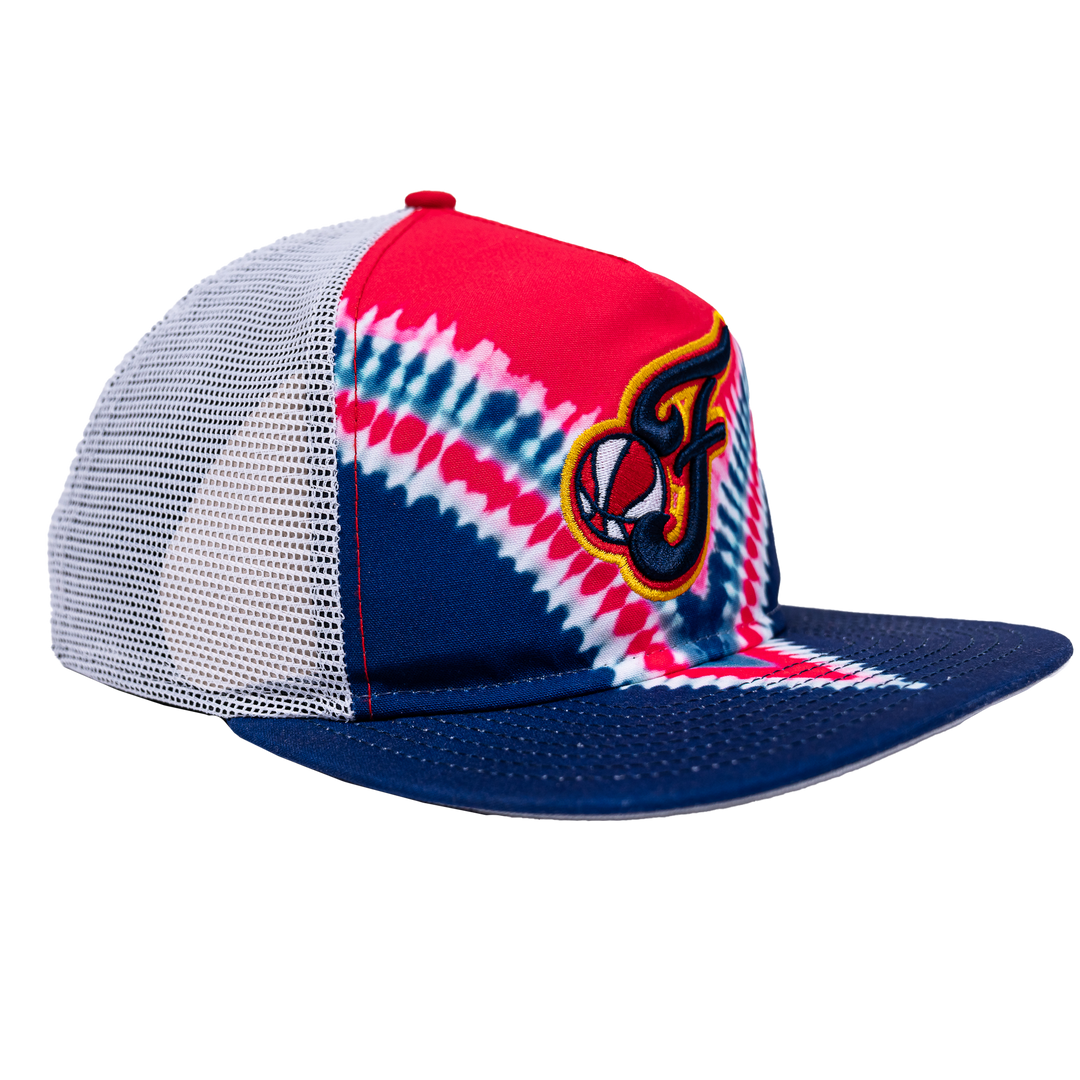 Adult Indiana Fever Golfer Tie-Dye Hat in Navy by New Era