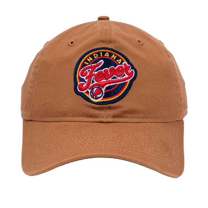 Adult Indiana Fever Secondary Logo 9Twenty Hat in Tan by New Era