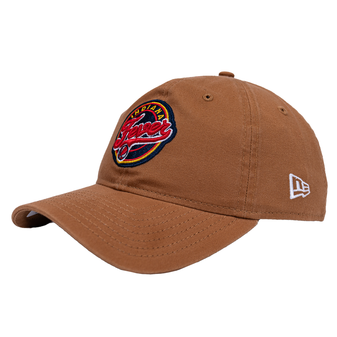 Adult Indiana Fever Secondary Logo 9Twenty Hat in Tan by New Era