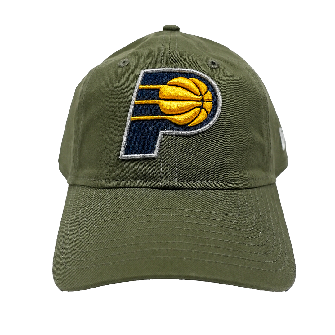 Adult Indiana Pacers Primary Logo 9Twenty Hat in Green by New Era