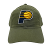 Adult Indiana Pacers Primary Logo 9Twenty Hat in Green by New Era