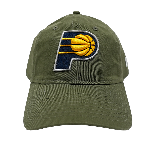 Adult Indiana Pacers Primary Logo 9Twenty Hat in Green by New Era