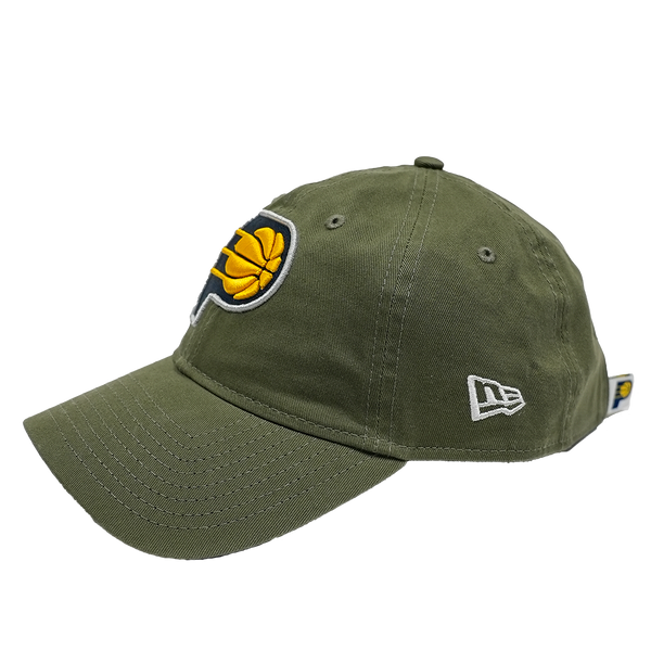 Adult Indiana Pacers Primary Logo 9Twenty Hat in Green by New Era