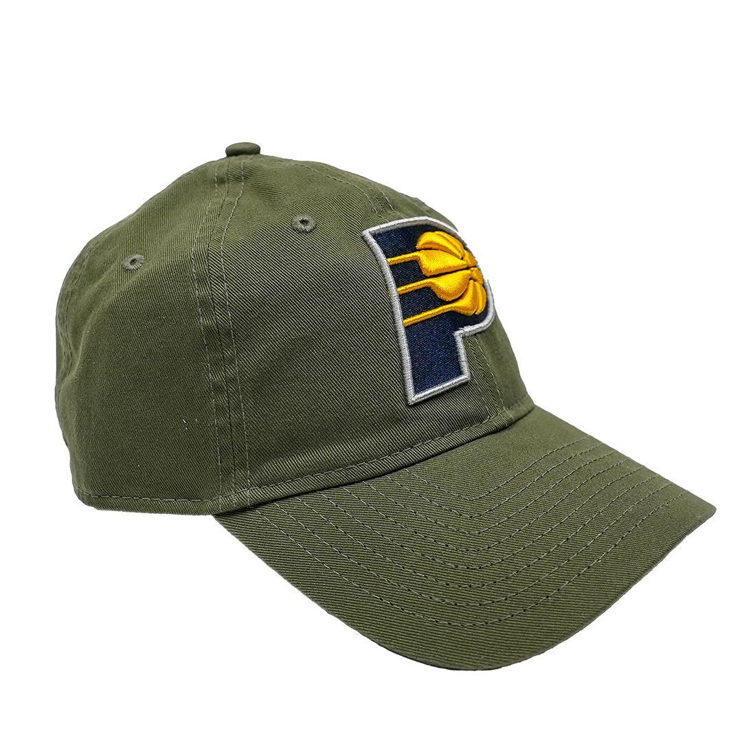 Adult Indiana Pacers Primary Logo 9Twenty Hat in Green by New Era