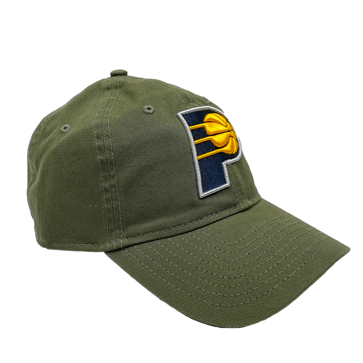 Adult Indiana Pacers Primary Logo 9Twenty Hat in Green by New Era