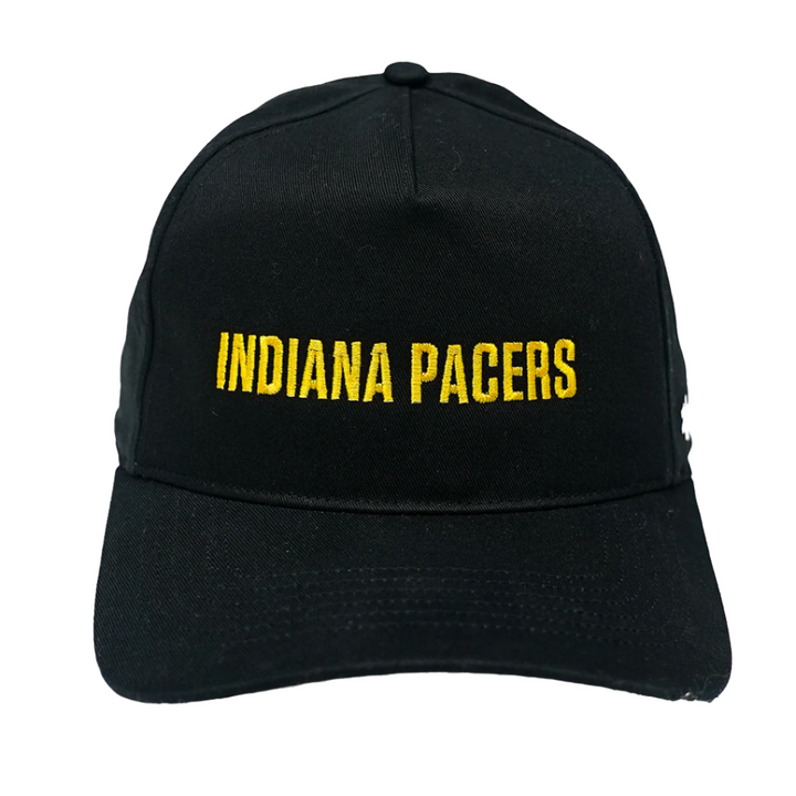 Adult Indiana Pacers Script Rope Hitch Hat in Black by '47