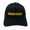 Adult Indiana Pacers Script Rope Hitch Hat in Black by '47