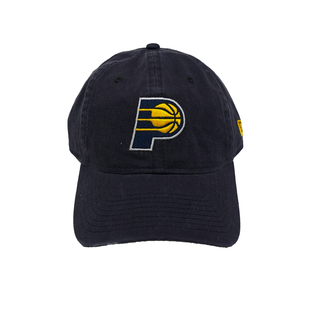 Adult Indiana Pacers Mini Primary Logo 9Twenty Hat in Navy by New Era