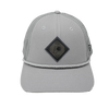 Adult Indiana Pacer Leather Logo 9Seventy Hat in Grey by New Era