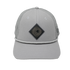 Adult Indiana Pacer Leather Logo 9Seventy Hat in Grey by New Era