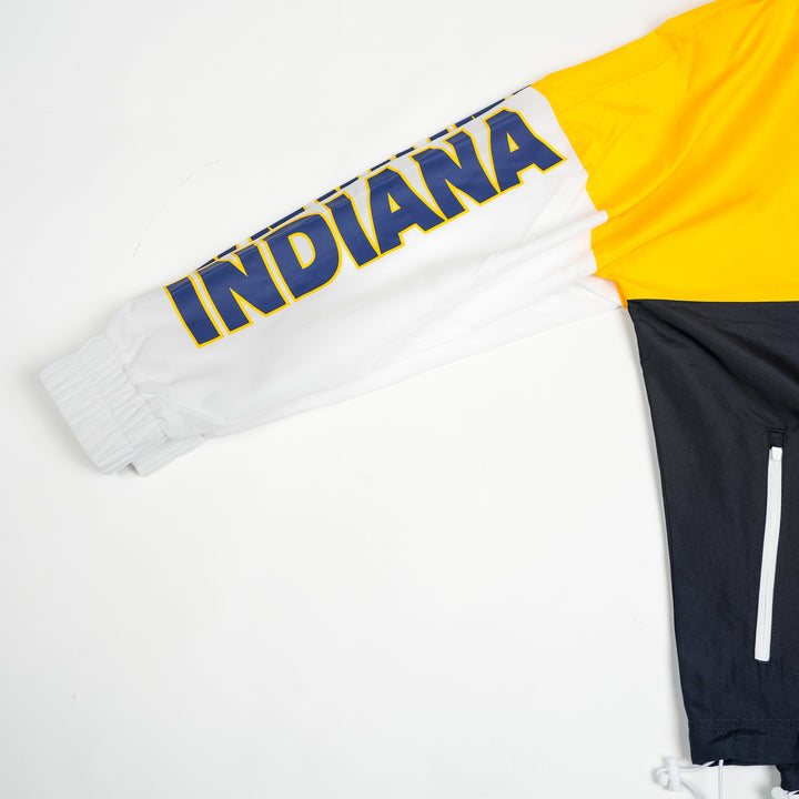 Adult Indiana Pacers Full-Zip Windbreaker Jacket in Navy by New Era