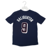 Youth 2024 Olympics Team USA #9 Tyrese Haliburton USA Basketball Name and Number T-shirt in Navy by Nike