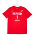 Adult Indiana Fever #1 Nalyssa Smith Rebel Name and Number T-shirt in Red by Nike