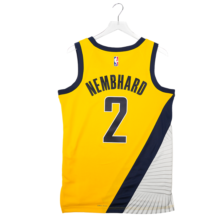 Adult Indiana Pacers #2 Andrew Nembhard Statement Swingman Jersey by Jordan