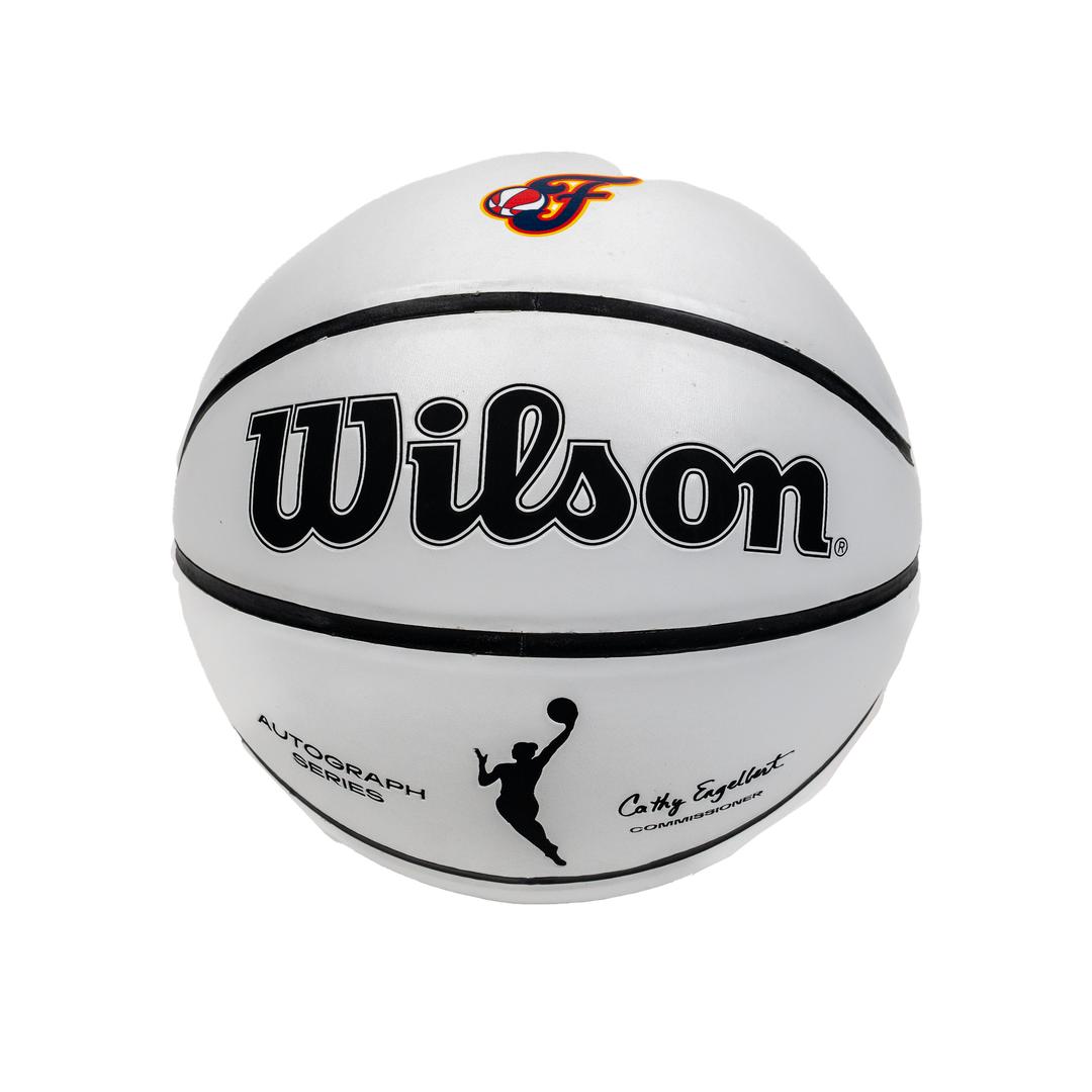 Indiana Fever Secondary Logo Full-Size Basketball in White by Wilson