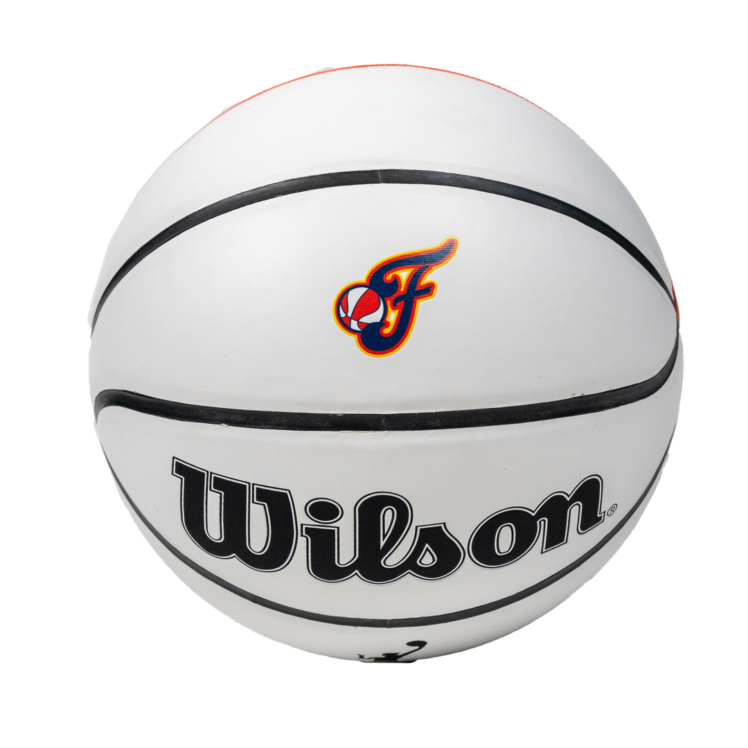 Indiana Fever Secondary Logo Full-Size Basketball in White by Wilson