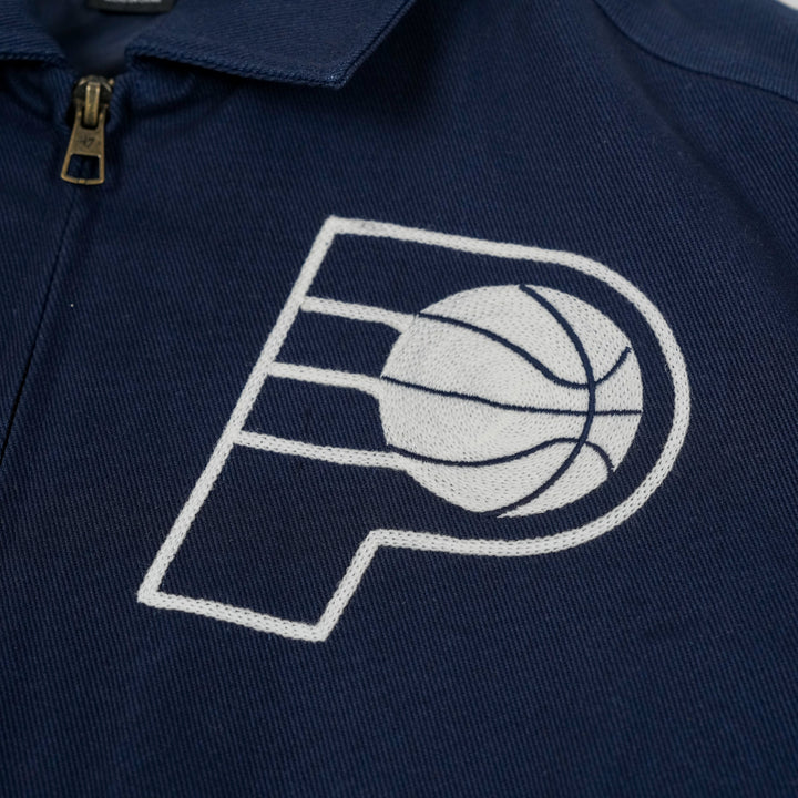 Adult Indiana Pacers Golden Diamond Homestead Jacket in Navy by '47