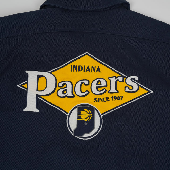 Adult Indiana Pacers Golden Diamond Homestead Jacket in Navy by '47