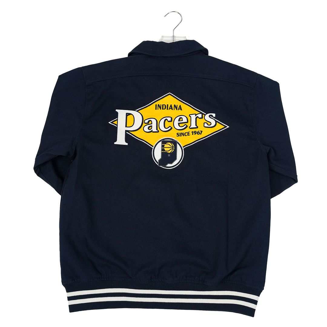 Adult Indiana Pacers Golden Diamond Homestead Jacket in Navy by '47