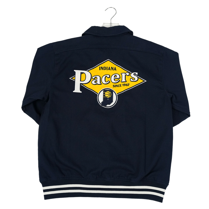 Adult Indiana Pacers Golden Diamond Homestead Jacket in Navy by '47