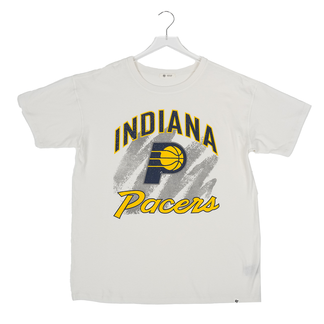 Women's Indiana Pacers Shader Sadie T-shirt in White by '47