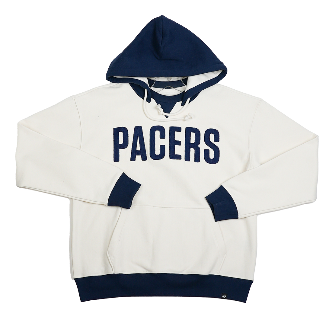 Adult Indiana Pacers Wordmark Original Hooded Sweatshirt in Natural by '47