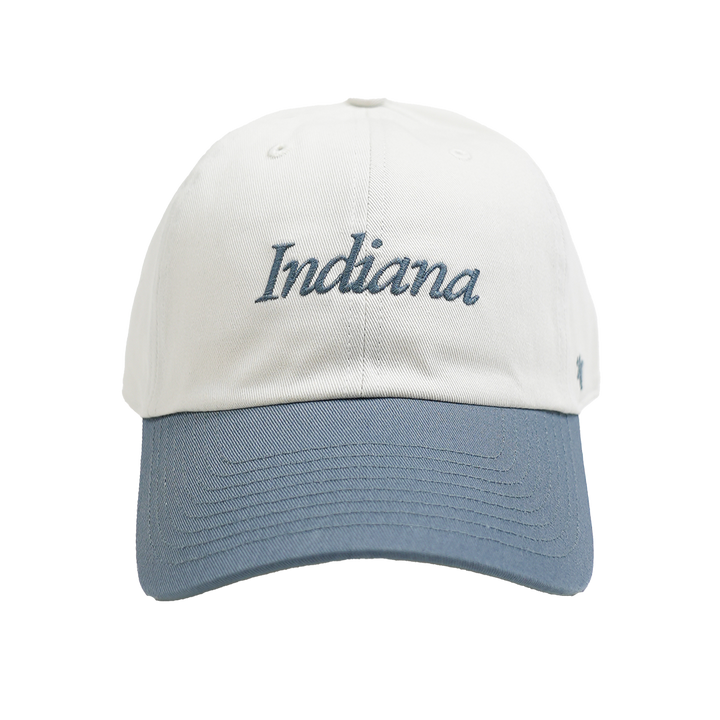 Adult Indiana Pacers Foundation Script Clean Up Hat in Natural by '47