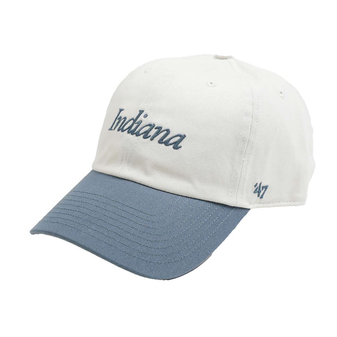 Adult Indiana Pacers Foundation Script Clean Up Hat in Natural by '47