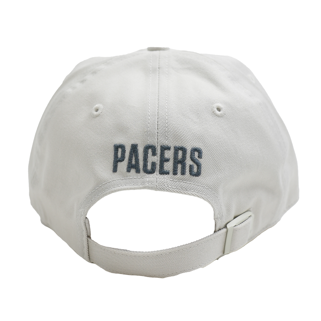 Adult Indiana Pacers Foundation Script Clean Up Hat in Natural by '47