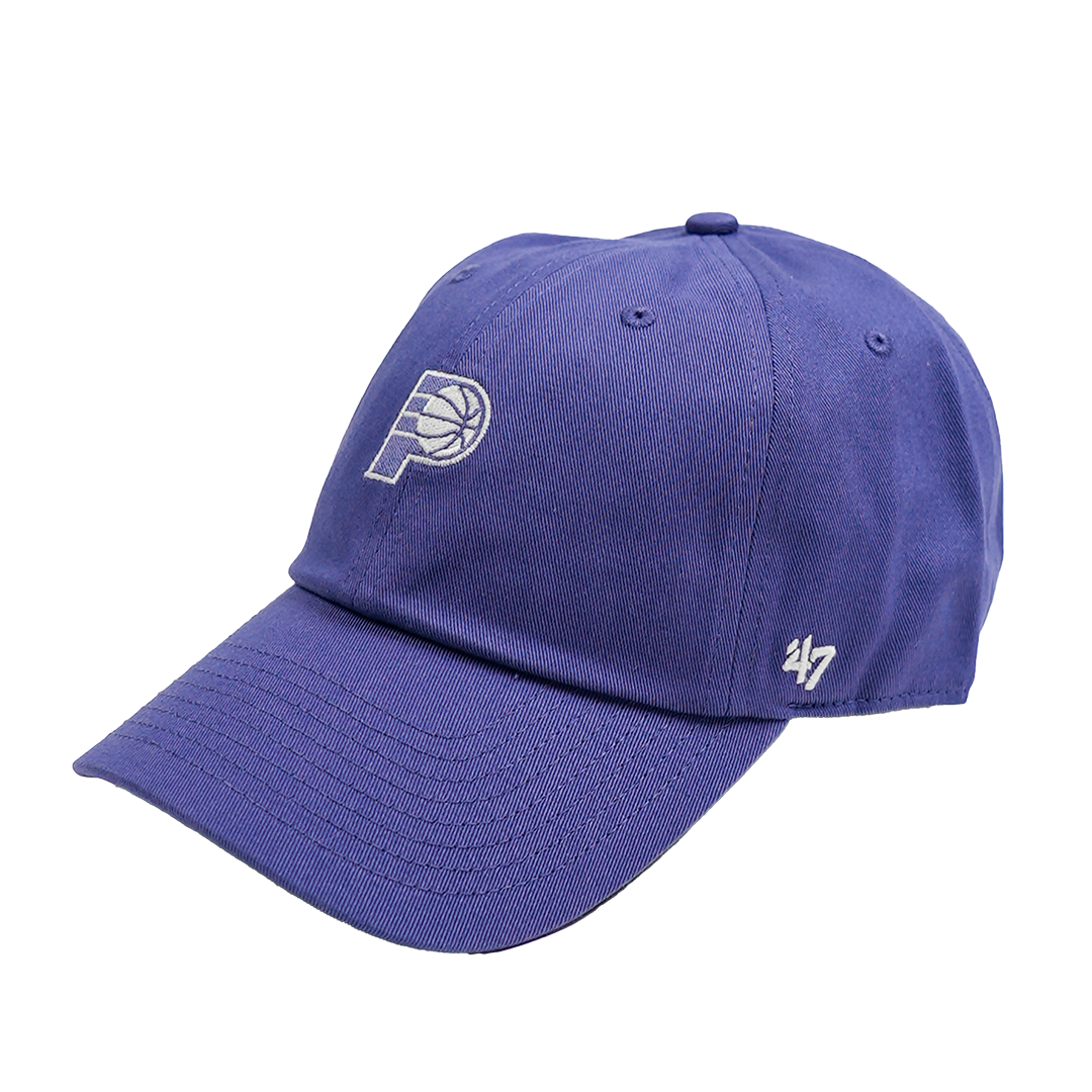 Adult Indiana Pacers Foundation Primary Logo Clean Up Hat in Blue by '47