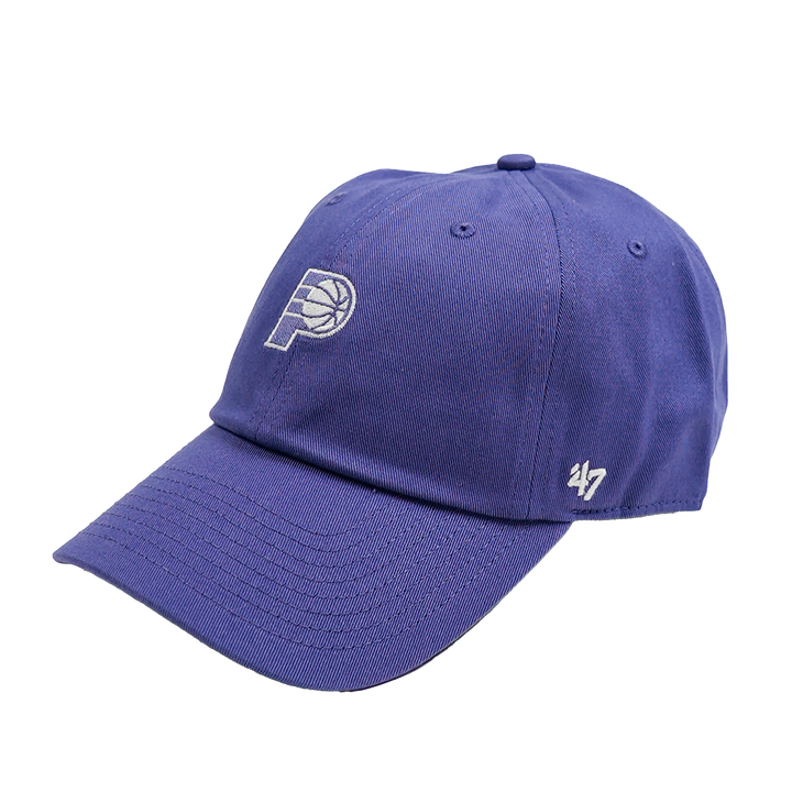 Adult Indiana Pacers Foundation Primary Logo Clean Up Hat in Blue by '47