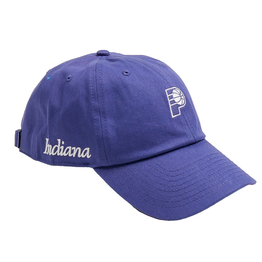 Adult Indiana Pacers Foundation Primary Logo Clean Up Hat in Blue by '47