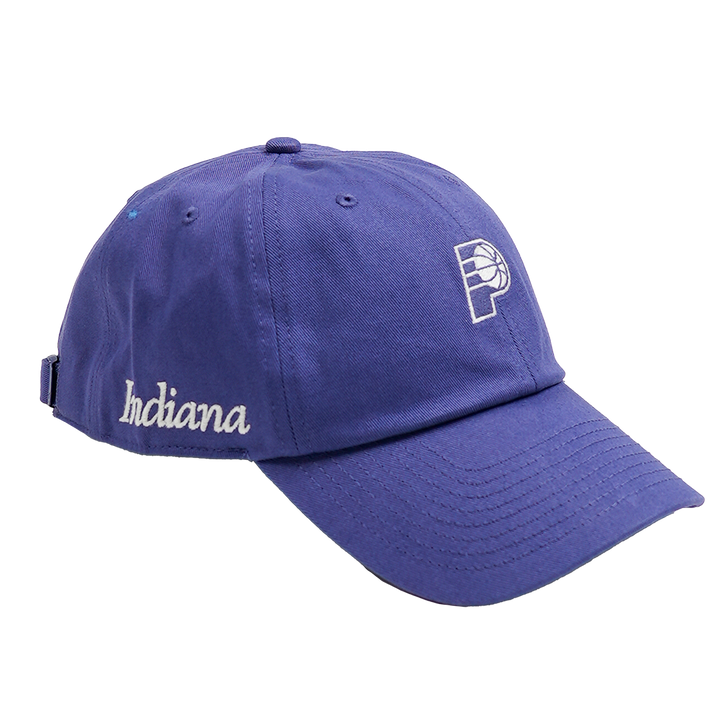 Adult Indiana Pacers Foundation Primary Logo Clean Up Hat in Blue by '47