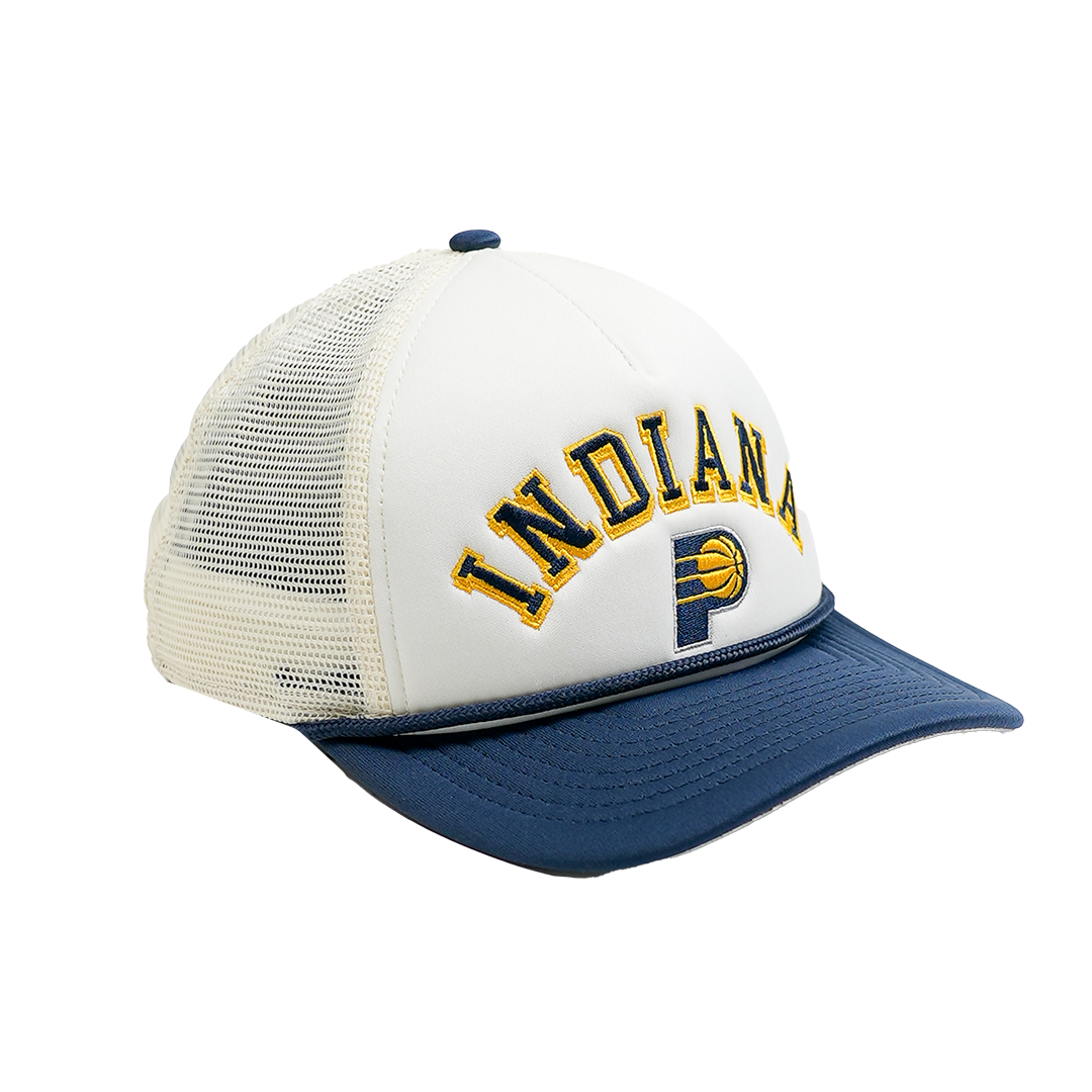 Adult Indiana Pacers AF Chrome 9Forty Hat in Natural by New Era