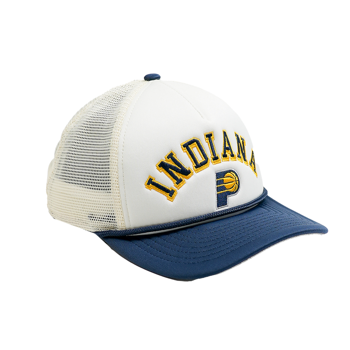 Adult Indiana Pacers AF Chrome 9Forty Hat in Natural by New Era