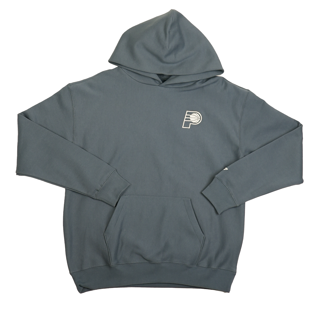 Adult Indiana Pacers Monogram Foundation Hooded Sweatshirt in Grey by '47