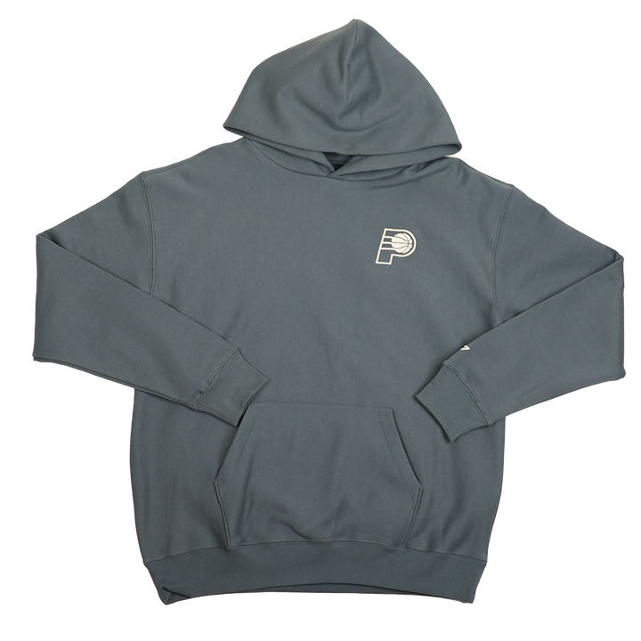 Adult Indiana Pacers Monogram Foundation Hooded Sweatshirt in Grey by '47