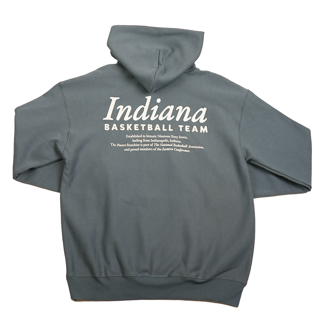 Adult Indiana Pacers Monogram Foundation Hooded Sweatshirt in Grey by '47