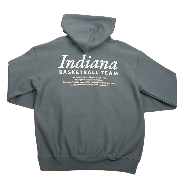 Adult Indiana Pacers Monogram Foundation Hooded Sweatshirt in Grey by '47