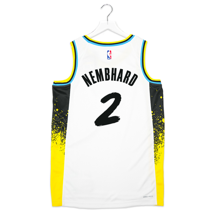 Adult Indiana Pacers #2 Andrew Nembhard 24-25' CITY EDITION Swingman Jersey in White by Nike