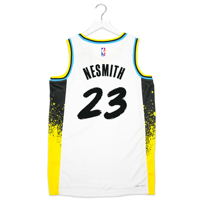 Adult Indiana Pacers #23 Aaron Nesmith 24-25' CITY EDITION Swingman Jersey in White by Nike