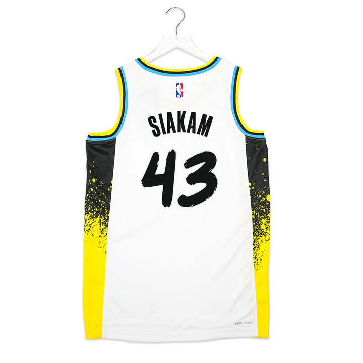 Adult Indiana Pacers #43 Pascal Siakam 24-25' CITY EDITION Swingman Jersey in White by Nike