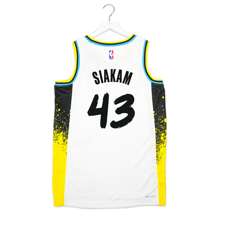 Youth Indiana Pacers #43 Pascal Siakam 24-25' CITY EDITION Swingman Jersey in White by Nike