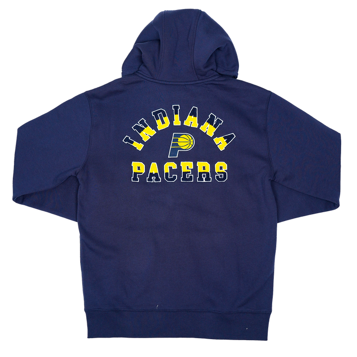 Adult Indiana Pacers Afterburner Full-Zip Hooded Fleece in Navy by UNK